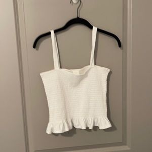 White Smocked Tank from H&M
